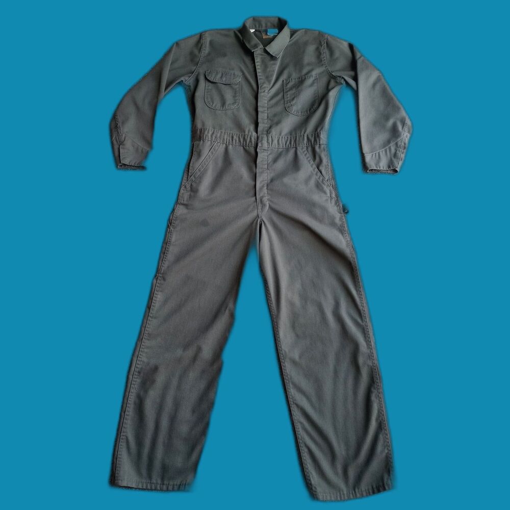 Vintage 80s Big Ben by Wrangler Coveralls- Spruce Green Workwear Men's M